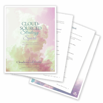 Free Business Strategy Spark Guide to Create an Inspirational Promise to Guide Your Brand- CloudSourcedWisdom.com